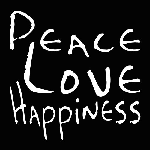 Stickers - Peace Love Happiness