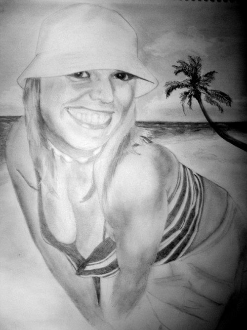"Aimee" - Pencil on Paper
