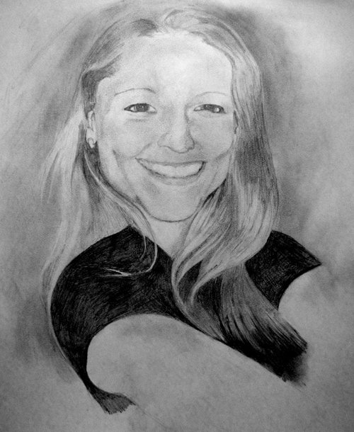 "Pearl" - Pencil on Paper