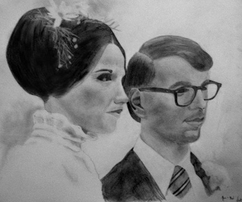 The Rents - Drawing by Nick Steglich