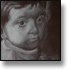 Halley Bright Eyes - Conte Crayon on Colored, Textured Paper