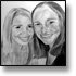 Kayla & Sparky - Pencil on Paper