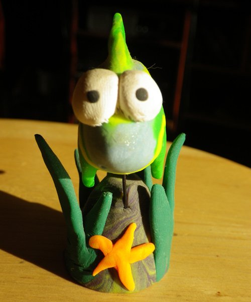 Wide-Eyed Critters - Clay Figurines - Something’s Fishy