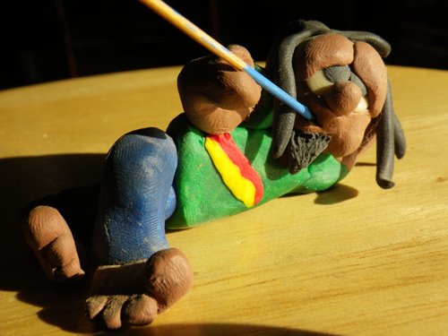 Incense Holder - Rasta Man